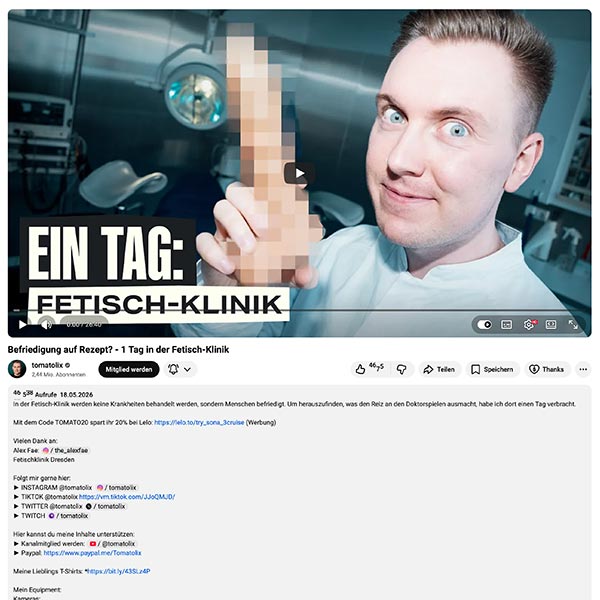 YouTube Video tomatolix